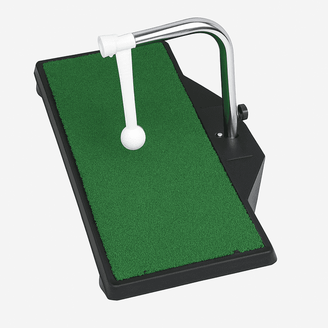 ゴルフ練習器具 自動回転式スイング軌道矯正練習マット