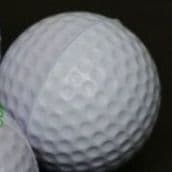 ゴルフ練習器具 室内用軽量ディンプル練習ボールセット