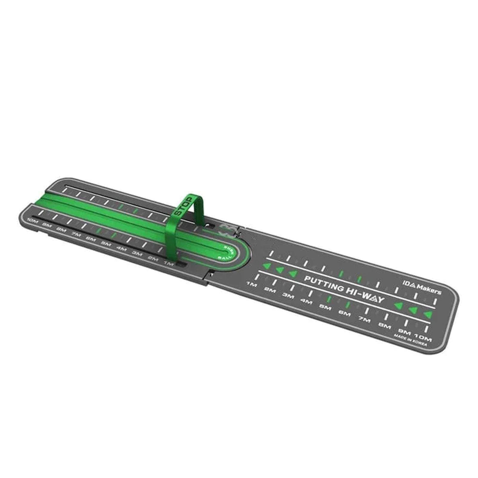 ゴルフ練習器具 距離感目盛付きパター練習用ガイドマット