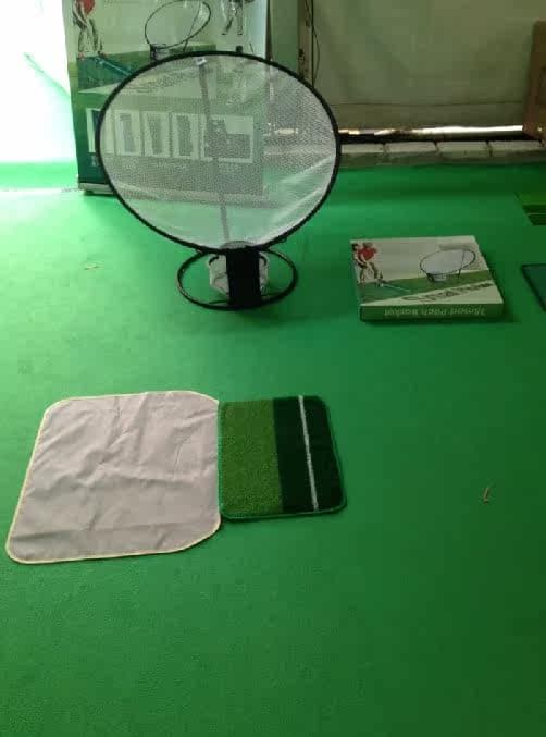 ゴルフ練習器具 折りたたみ式円形ターゲットネット付きアプローチ練習セット